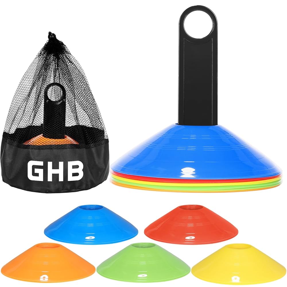 Amazon | GHB マーカーコーン トレーニングコーン サッカー